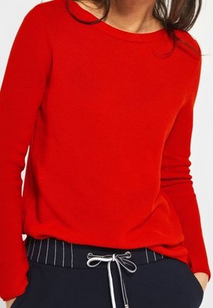 Strickpullover - red