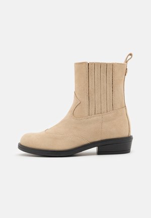 BOOTS - Bottines de cowboy / motard - beige