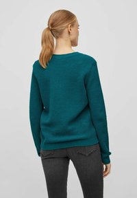 VILA VIDALO O-NECK - Stickad tröja - shaded spruce