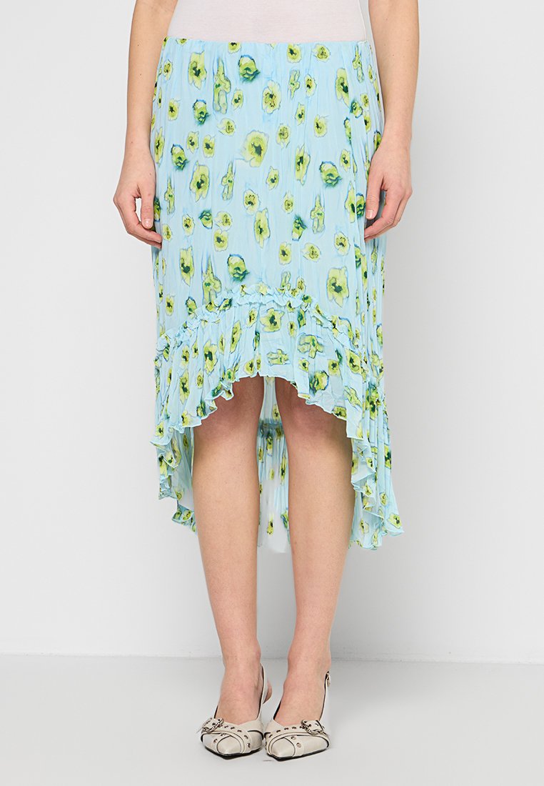 WOOD WOOD Plooirok lichtblauw