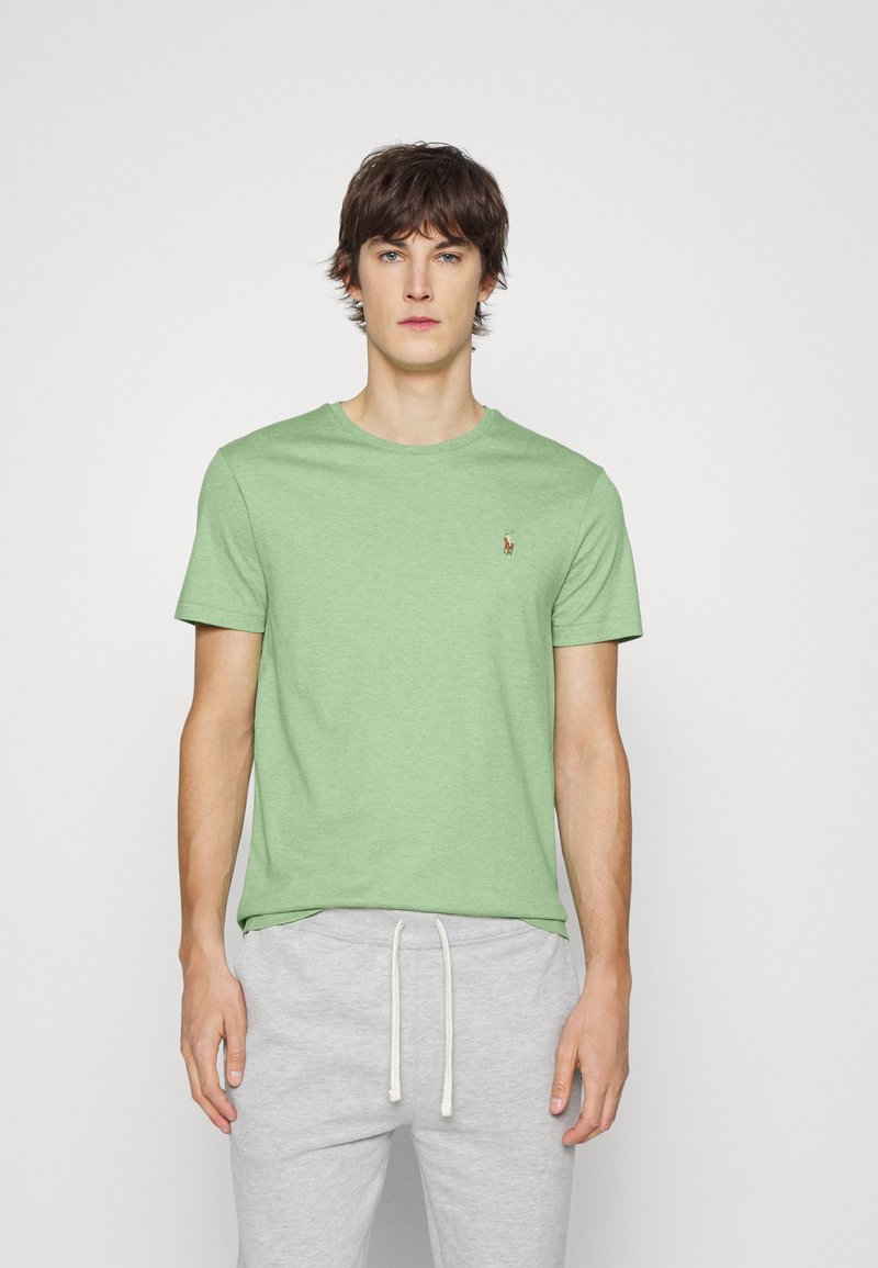 Polo Ralph Lauren CUSTOM SLIM FIT SOFT COTTON T-SHIRT - T-shirt básica - outback green heather