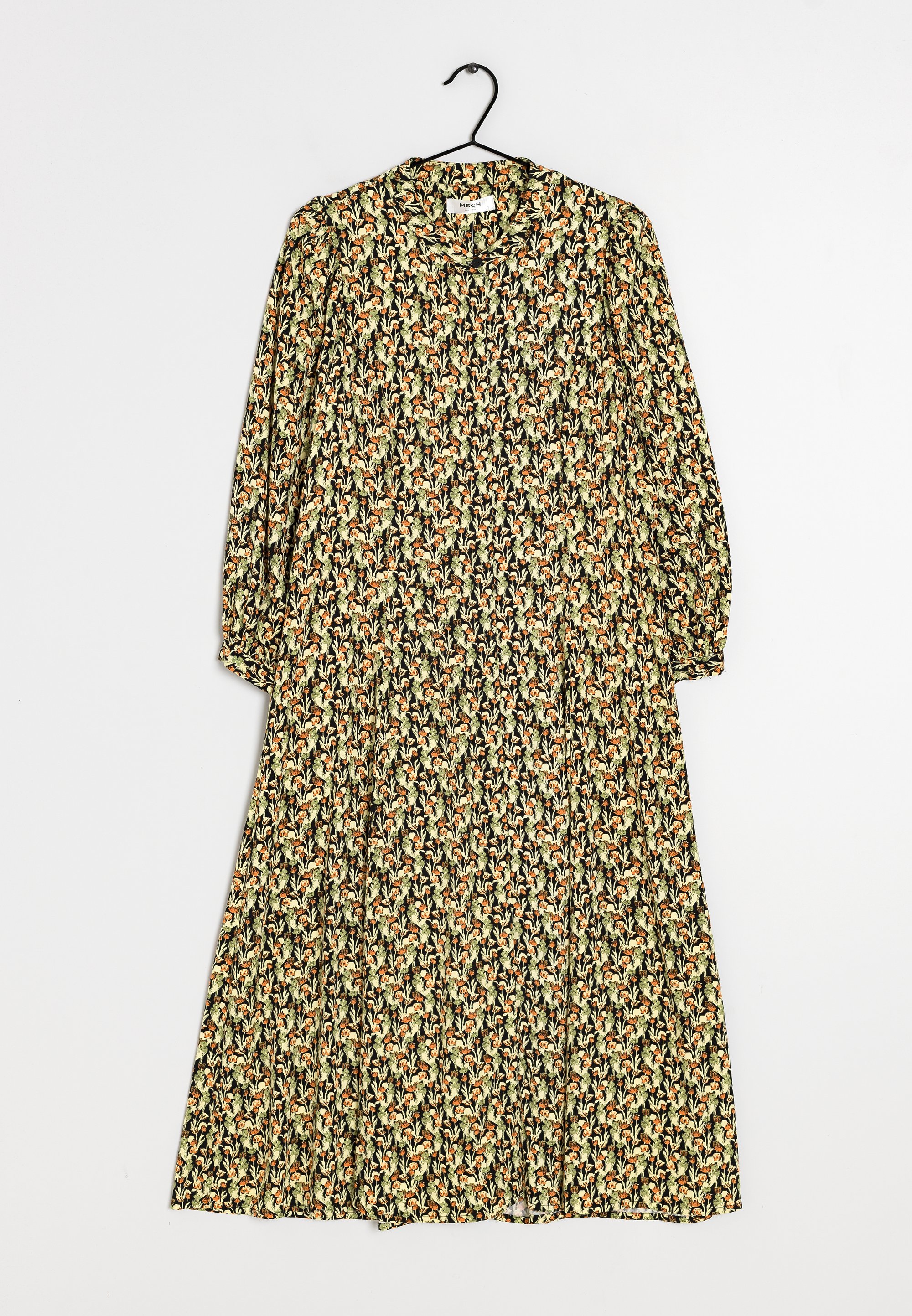 MSCH Copenhagen Shirt dress yellow (Pre-owned) Zalando