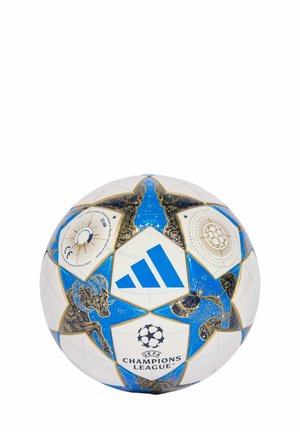 Football - white/dark blue/multicolor/gold metallic