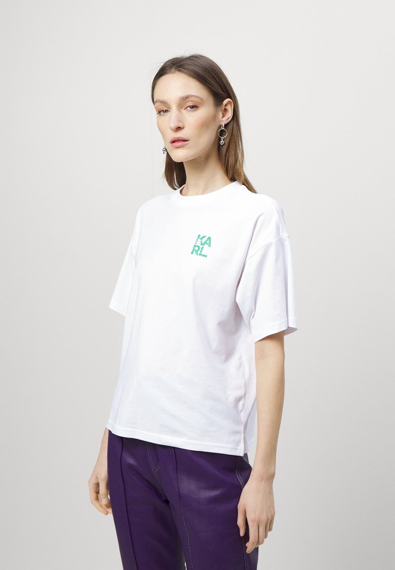 Karl Lagerfeld T-Shirt Track N Rings White