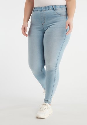 Jeggings - bleached denim