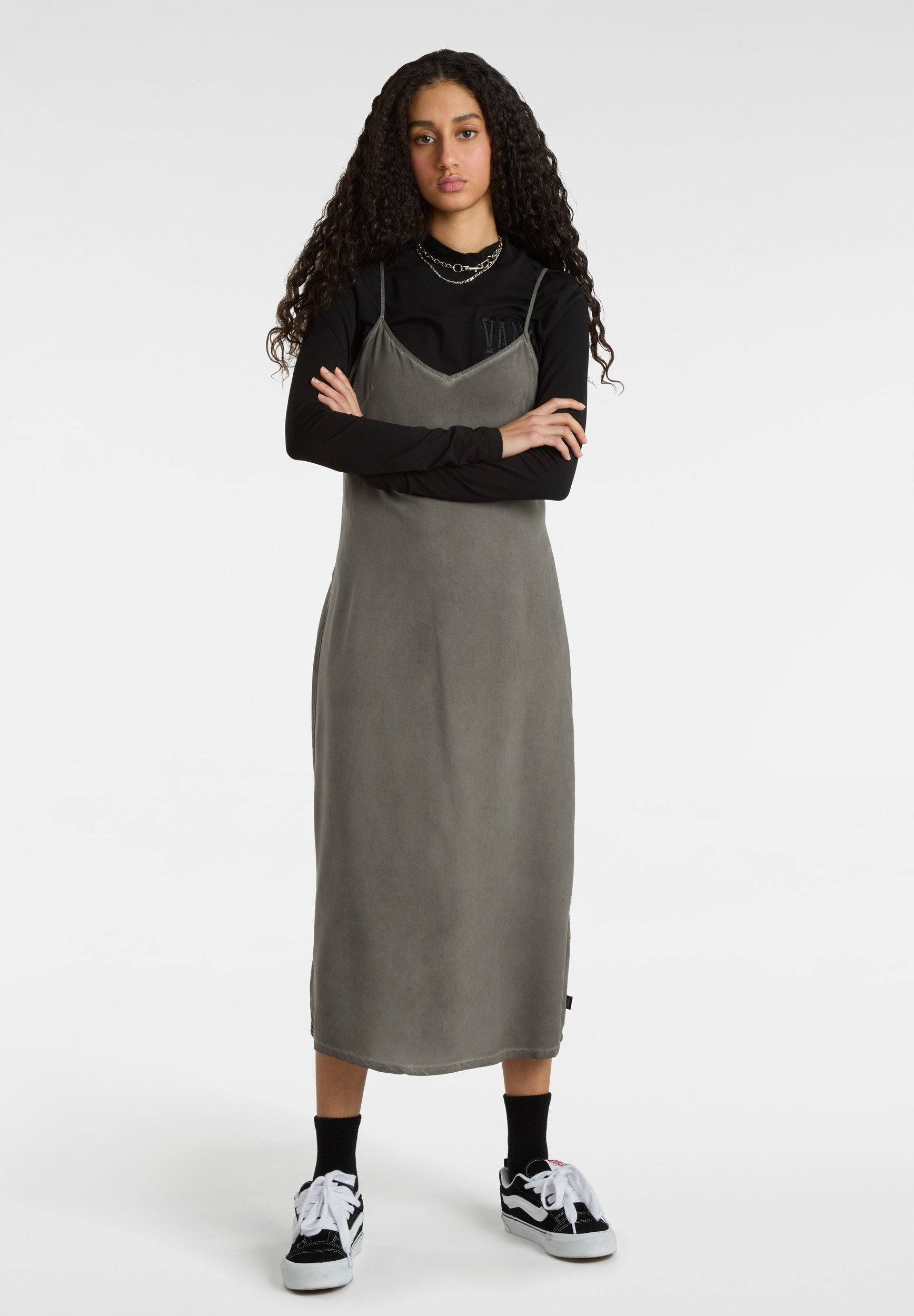 Vans CAMPBELL SLIP - Day dress - black - Zalando.ie
