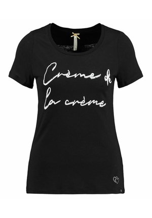 Printtipaita - black