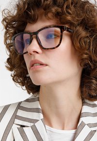 QUAY AUSTRALIA HARDWIRE  BLUE LIGHT - Óculos de sol - tort/clear