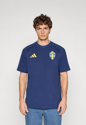 SVFF SWEDEN TIRO TRAVEL TEE - T-Shirt print - team navy blue