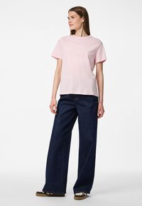 Pieces PCRIA SOLID TEE - T-paita - pink-a-boo