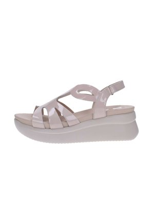 Sandalias con plataforma - rosa