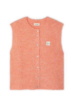 American Vintage EAST - Cardigan - peches blanche chine