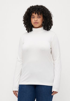 ABITURO - Long sleeved top - bianco avorio