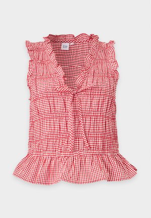 GAP, SMOCKED TIE - Débardeur - red