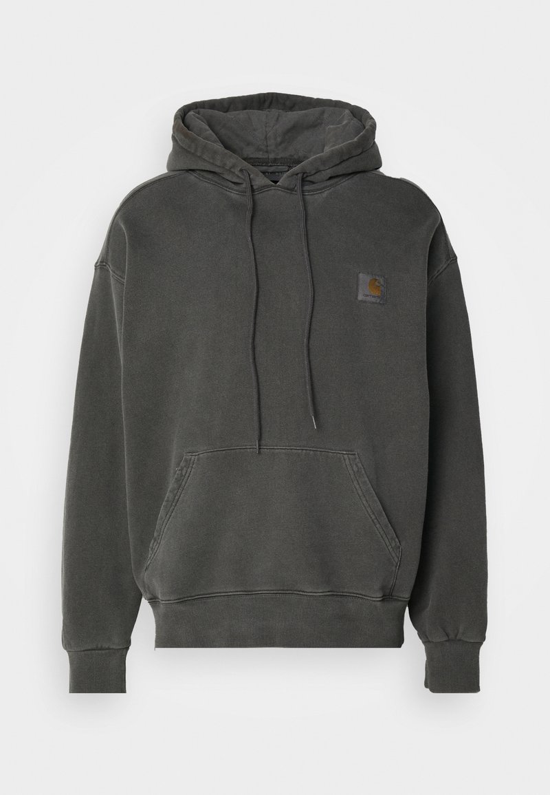 Carhartt WIP - HOODED NELSON  - Sweatshirt - charcoal garment dyed, Forstørre