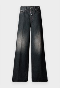 TRAVELLER - Široke kavbojke - navy blue