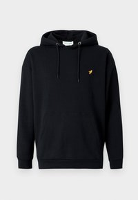 Sweat à capuche - black/old gold coloured