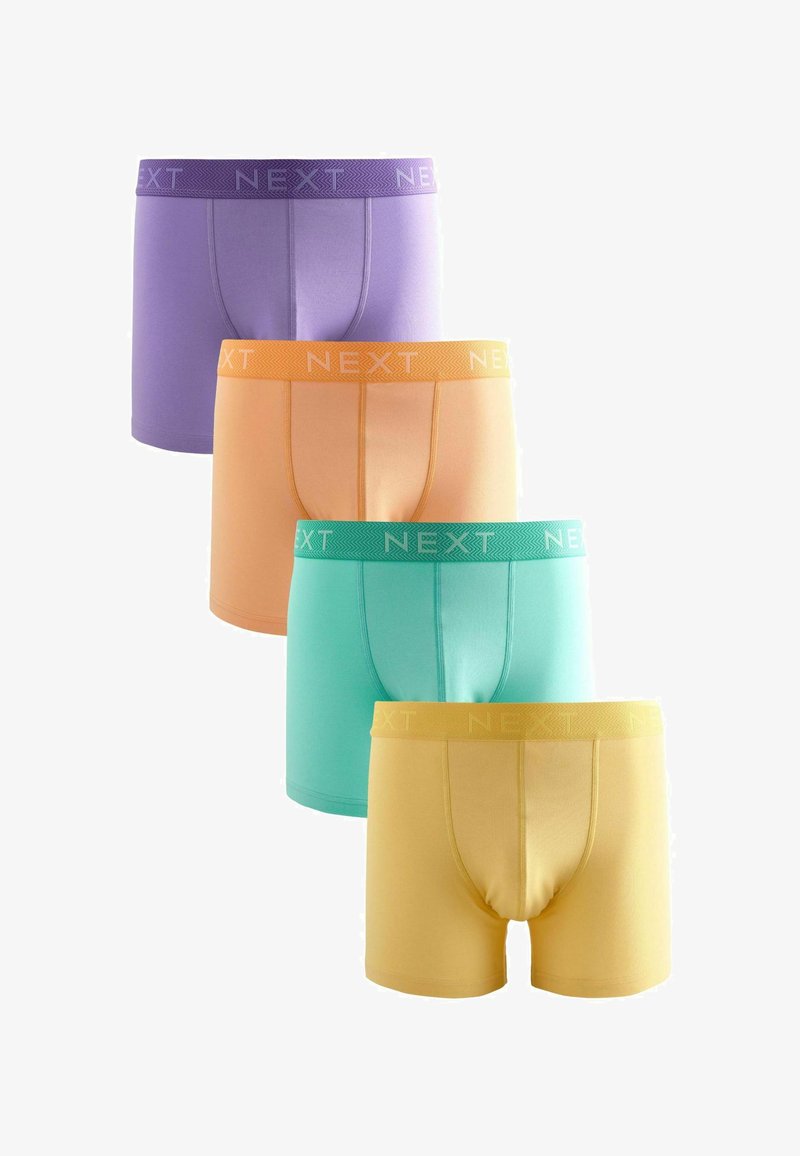 Next WAISTBAND 4 PACK - Úzké boxerky - bright yellow green orange purple
