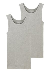 TOM TAILOR DOUBLE PACK - Unterhemd/-shirt - grey/medium/melange