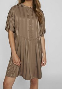 VILA Abito a camicia - beige