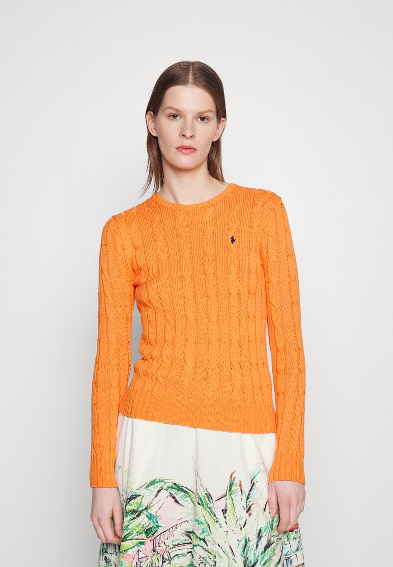 Polo Ralph Lauren - JULIANNA LONG SLEEVE - Striktrøje - sun orange, Forstør