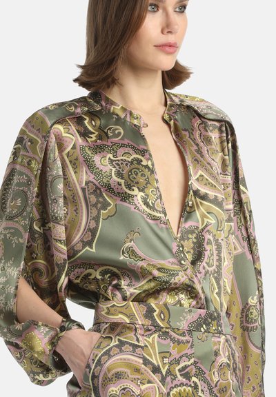 Luisa Spagnoli LATERINA - Camicetta - verde rosa
