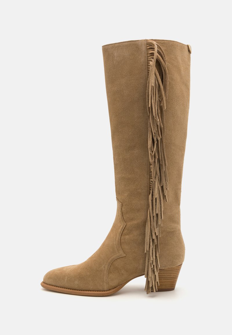 Maje - Stivali texani / biker - beige clair, Ingrandire