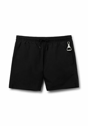 IUMAN Intimissimi, MID-LENGTH WITH BOTTLE OPENER - Badeshorts - black