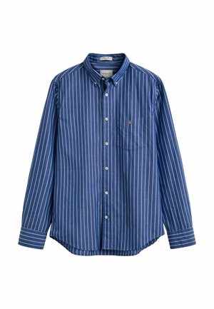 GANT, REG CLASSIC POPLIN STRIPE SHIRT - Chemise - college blue