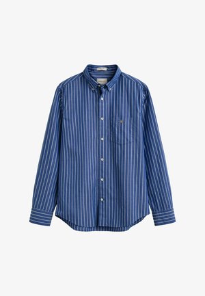 GANT, REG CLASSIC POPLIN STRIPE SHIRT - Hemd - college blue