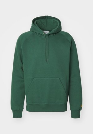 Carhartt WIP HOODED CHASE - Camisola - sycamore tree/gold
