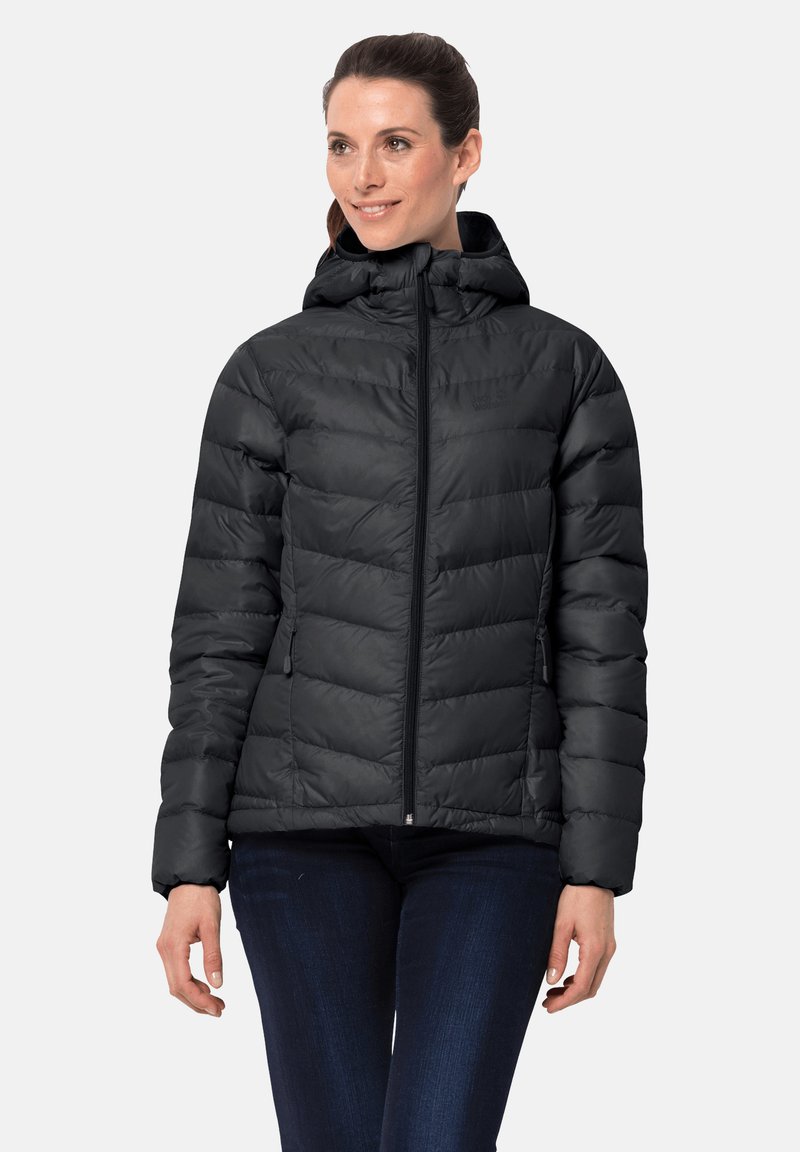 Jack Wolfskin Gewatteerde jas zwart