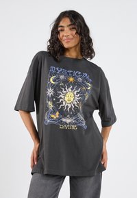 Even&Odd by Zalando - Marškinėliai su spaudiniu - anthracite Miniatiūros vaizdas 1