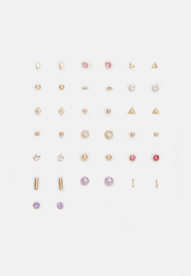 PCQARIHA EARSTUDS KEY 20 PACK - Boucles d'oreilles - gold-coloured