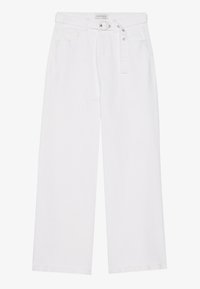 Wide leg - white denim