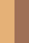 5 deep gold/satin chocolate