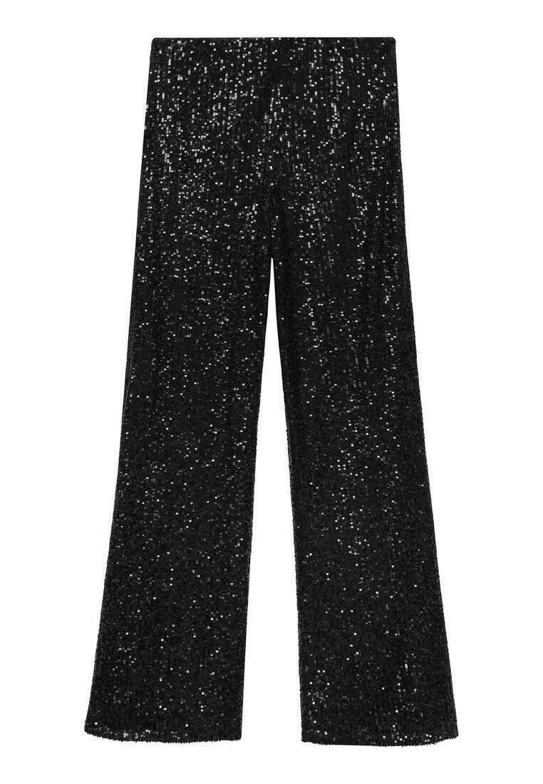 Mango Broek zwart
