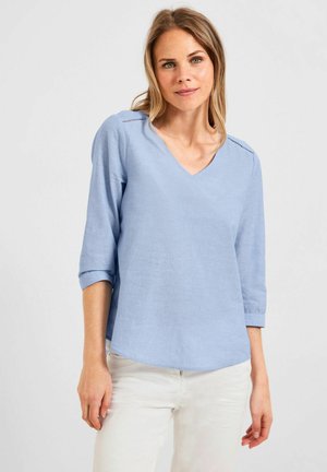 Cecil CHAMBRÉE V-NECK - Camicetta - blau