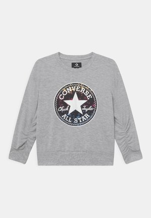 RUCHED CHUCK PATCH CREW NECK - Gornji dio trenirke - lunar rock heather