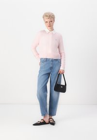 Tommy Jeans V NECK  - Jumper - precious pink