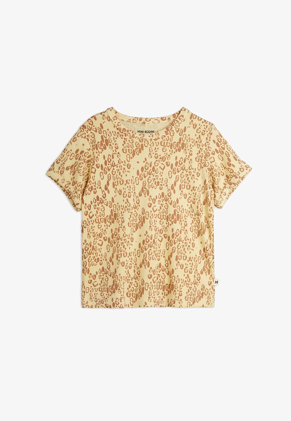 LEOPARD TEE UNISEX - Print T-shirt - beige
