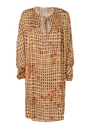 PRINTED - Day dress - hay