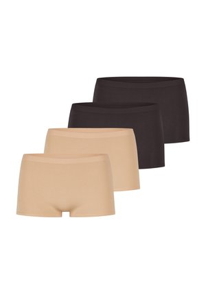 4ER PACK GO SENSE - Onderbroeken - schwarz   beige