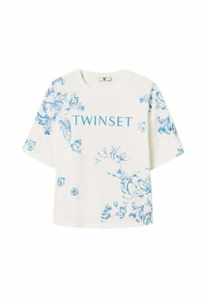TWINSET, T-SHIRT - T-shirt con stampa - azzurro