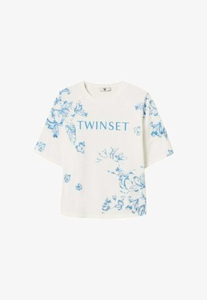TWINSET, T-SHIRT - T-shirt con stampa - azzurro
