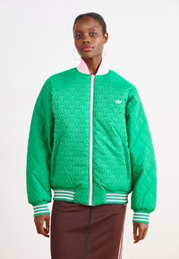 adidas Originals Bomber tipa jaka - green/true pink