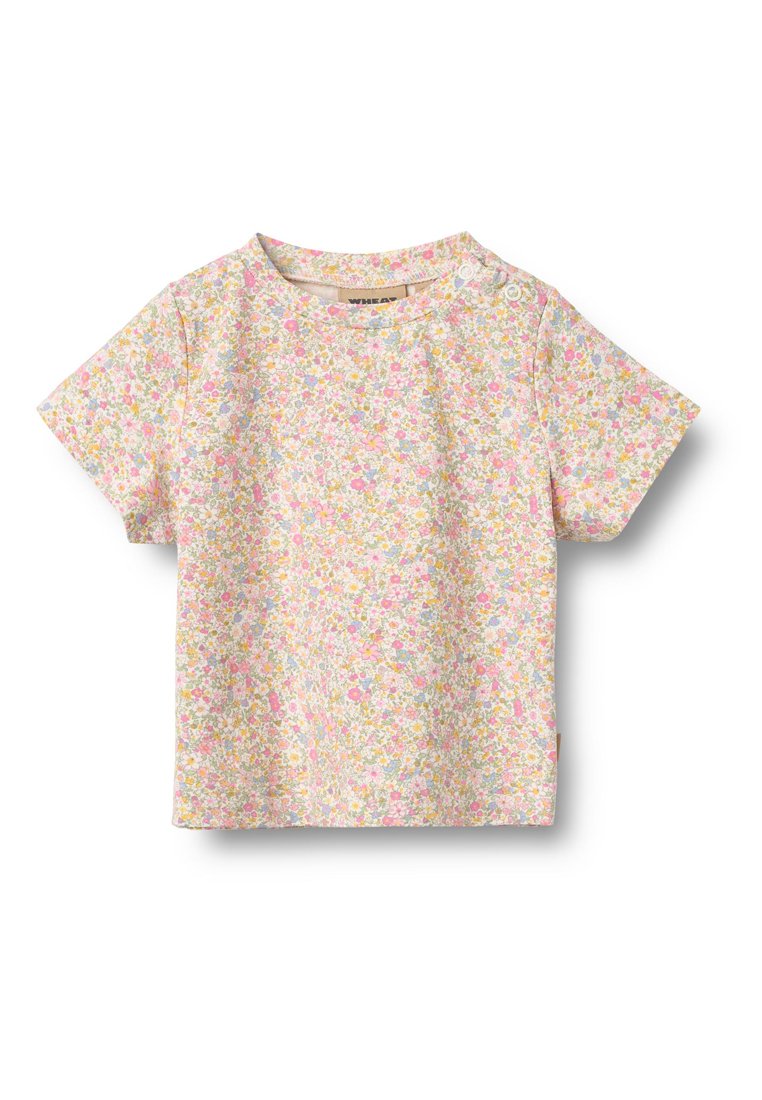 Wheat T-shirt print koraalrood Wheat T-shirt print koraalrood