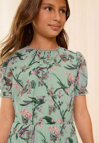 Love & Roses PUFF SLEEVE REGULAR FIT - Vardagsklänning - blue printed