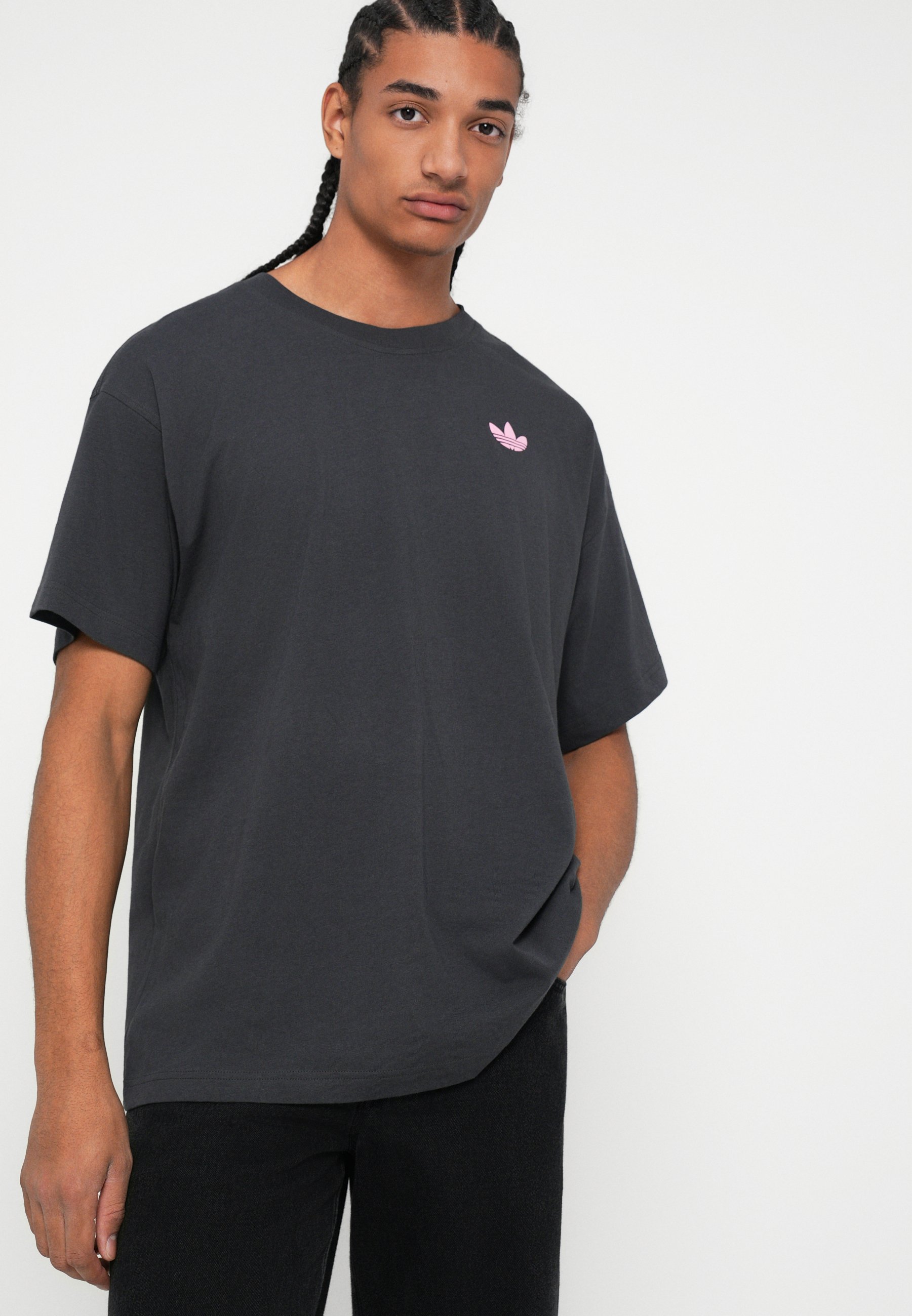 【うめ】 adidas Originals RAMEN UNISEX - T-shirt z nadrukiem/czarny