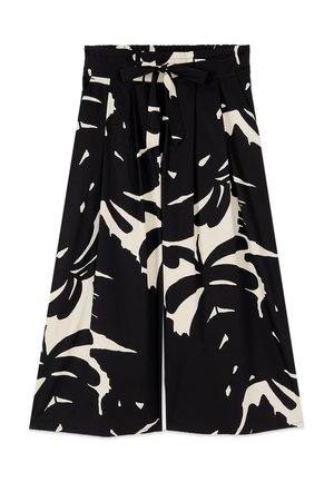 Oltre, GONNA PANTALONE FANTASIA - Pantalones - nero